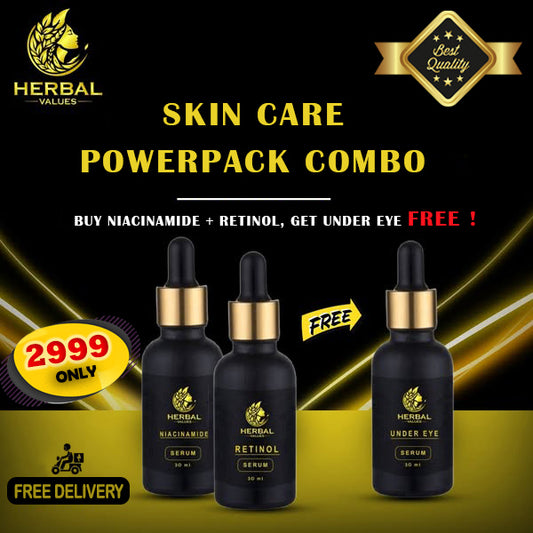🌿 Skincare Power Pack – Under Eye Serum FREE!